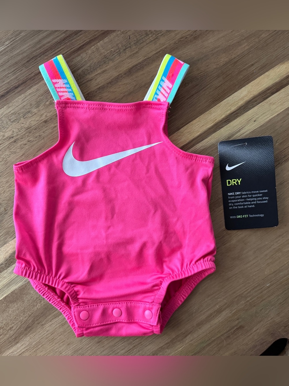 Nike Baby Girls Rainbow Bubble Swimsuit One Piece